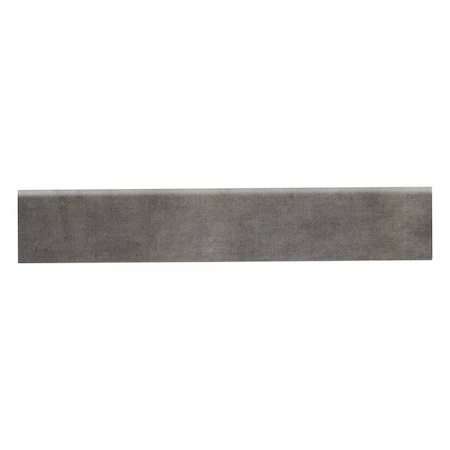 Gridscale Graphite Bullnose SAMPLE Matte Glazed Porcelain Wall Tile